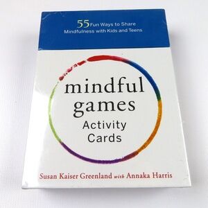 NEW-MINDFUL GAMES Activity Cards Kids & Teens By Susan Kaiser Greenland